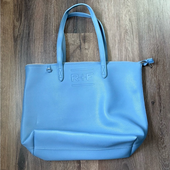Rodan + Fields Large Leather Tote & Drawstring Backpack - Picture 1 of 10